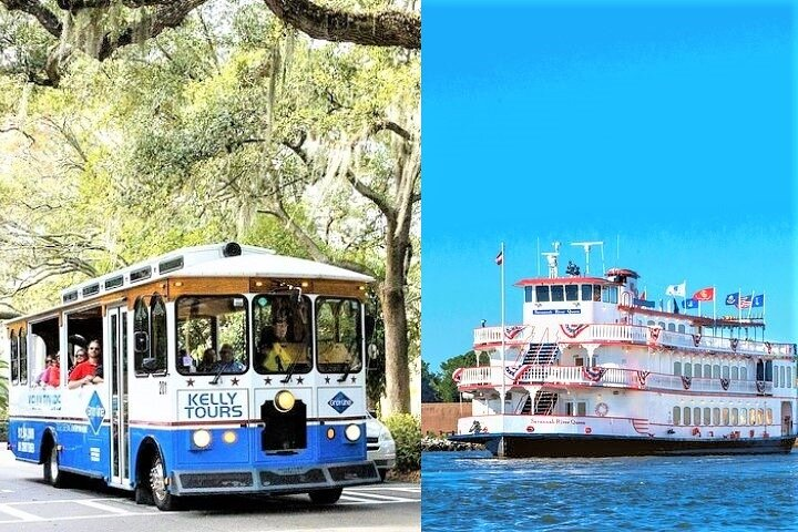 Savannah Land & Sea Combo: City Sightseeing Trolley Tour with Riverboat Cruise - Photo 1 of 11